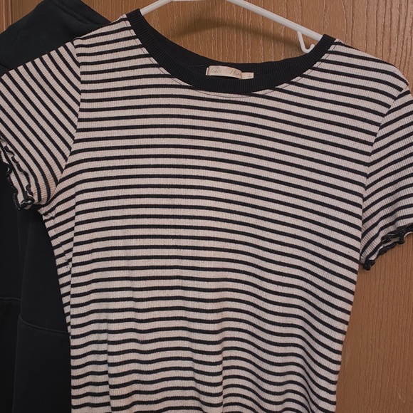 Stripped Ribbed Tee - Picture 2 of 2